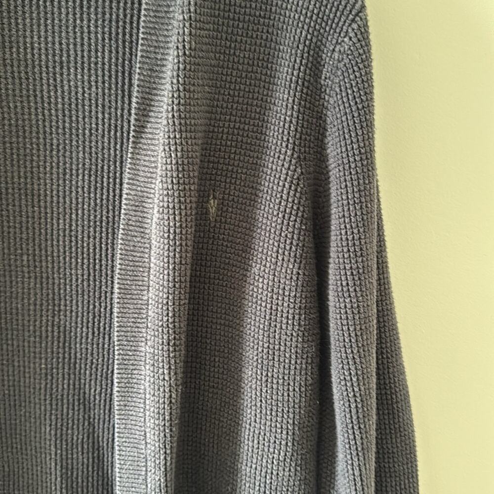 All Saints Trias 100% Cotton Dark Grey Cardigan Size Small - Picture 3 of 6